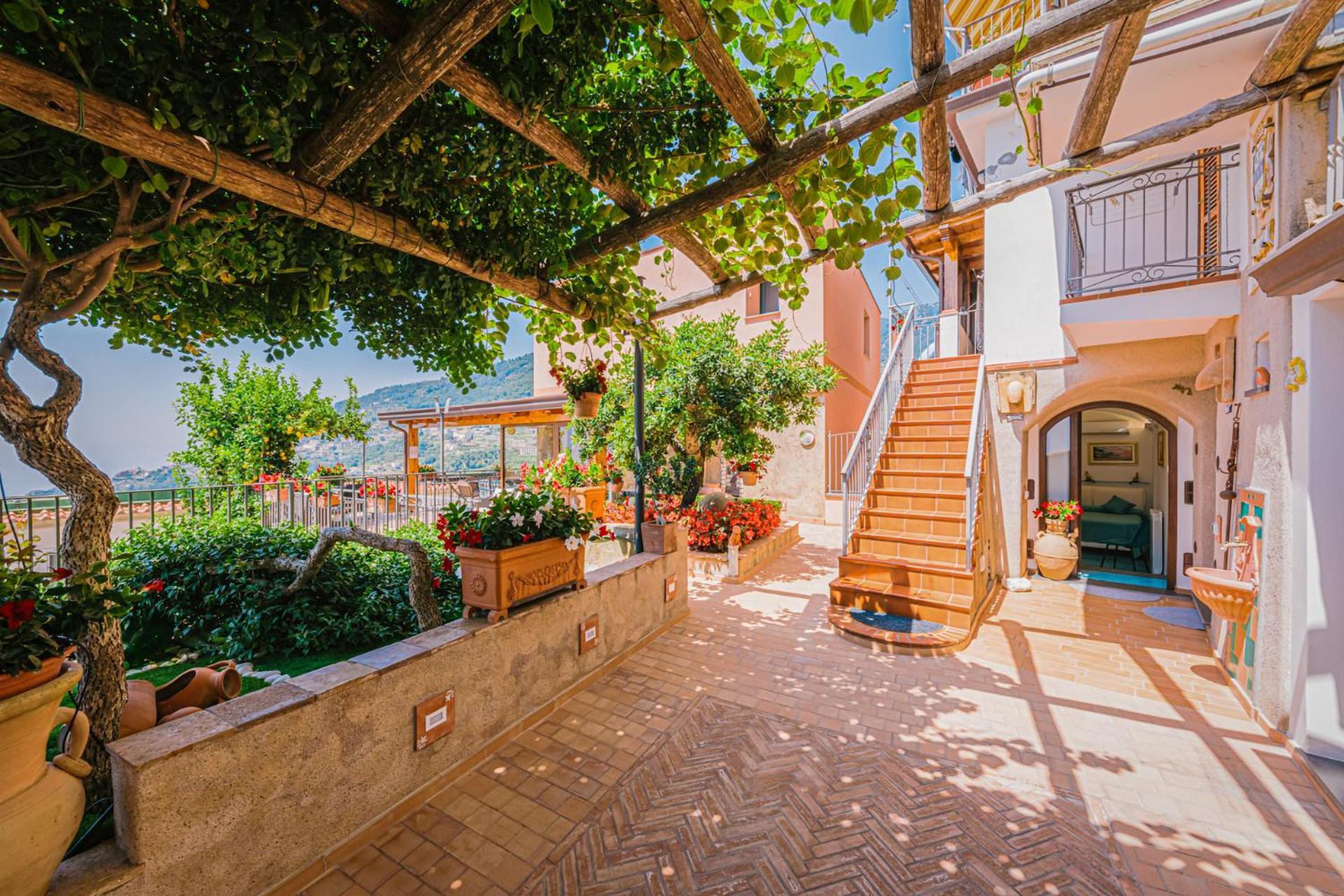 B&B Il Cortile Ravello Exteriör bild